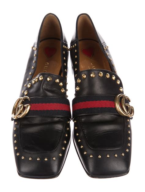 Gucci Peyton Studded Loafers 